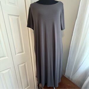 Zenana Outfitters Charcoal Dress with Pockets size XL